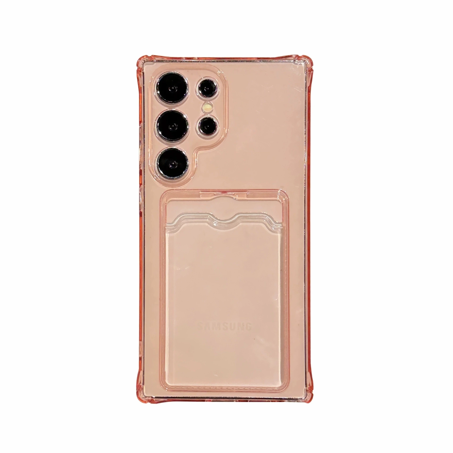 Stoßfeste, transparente Brieftaschen-Kartentasche für Samsung Galaxy S25 S24 S21 S22 S23 FE Plus S25 Ultra 5G, transparente Silikonhülle – Detail 4
