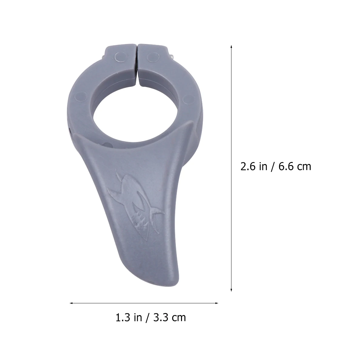 

1Pair Horn Bike Handlebar Ergonomic Design Reduces Wrist Fatigue Lightweight Durable for Mountain Road Bike Grey