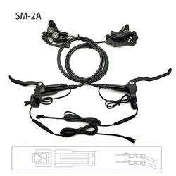 EBKE Electric Bike E-bike 4-Piston Hydraulic Brake For BAFANG Mid BBS 01 02 HD Or 2pin Waterproof Or 2pin SM-2A