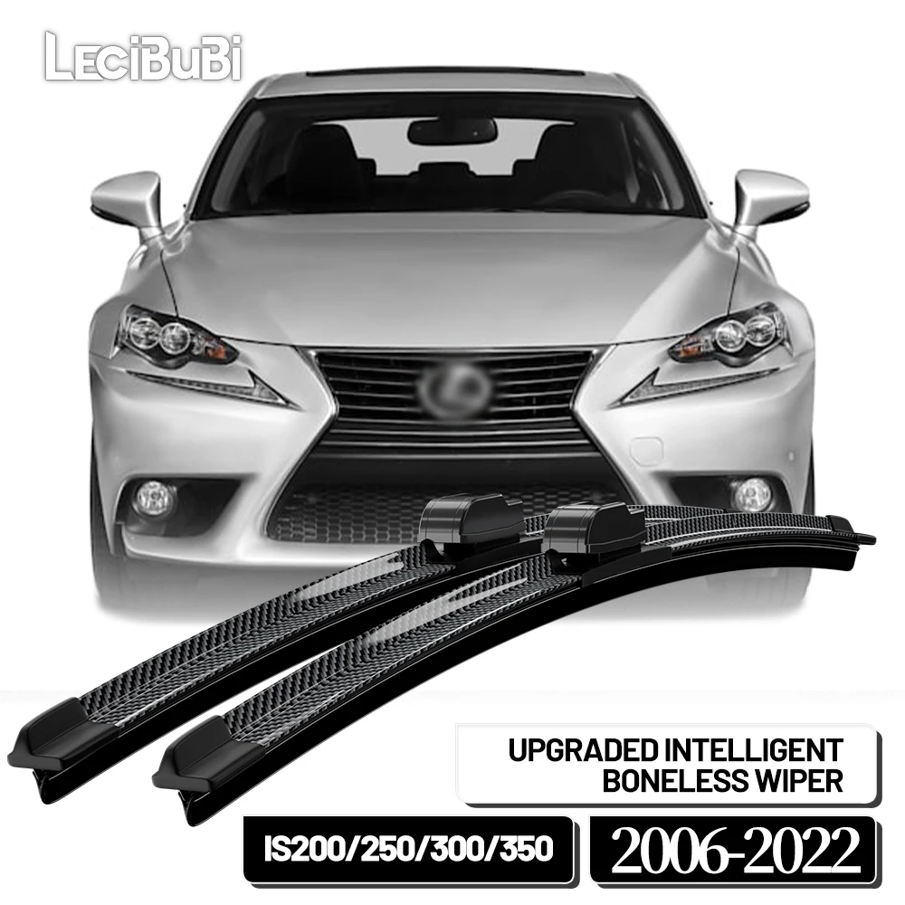 Für Lexus IS200 IS250 IS300 IS350 2006-2022 2017 2018 2019 2 stücke Frontscheibe Wischer Klingen Scheibenwischer Carbon faser