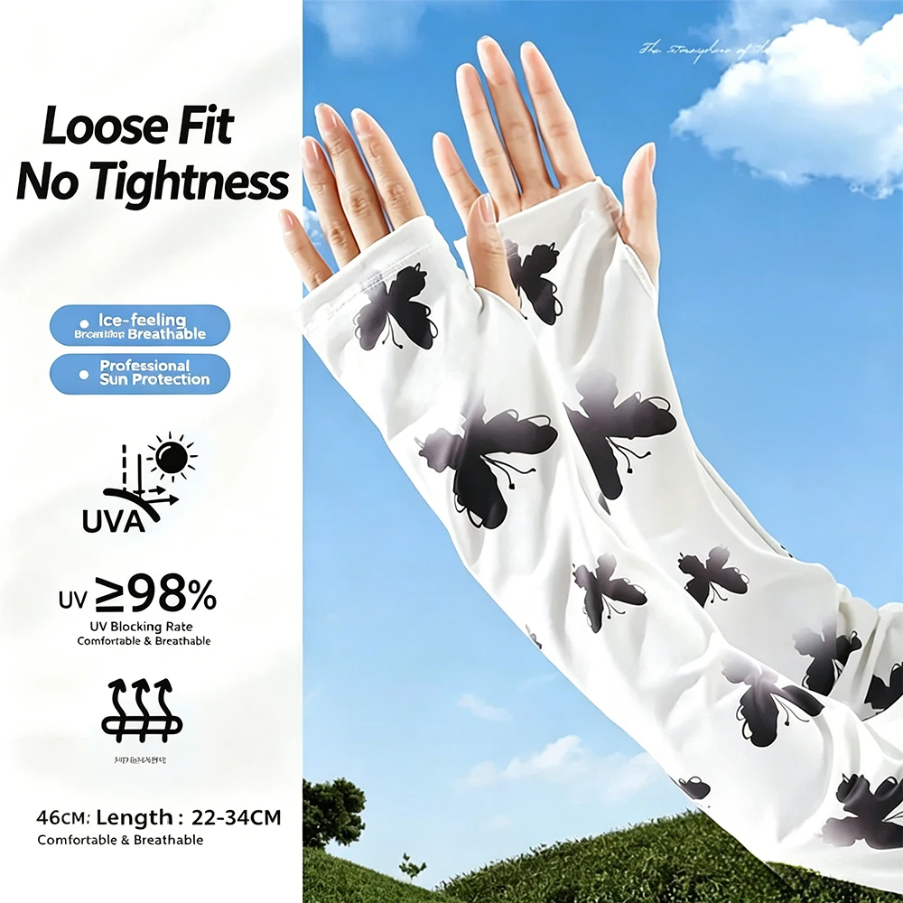 new-butterfly-pattern-ice-silk-sun-protection-arm-sleeves-for-women-uv-protection-cooling-sleeves-for-driving-cycling-outdoor