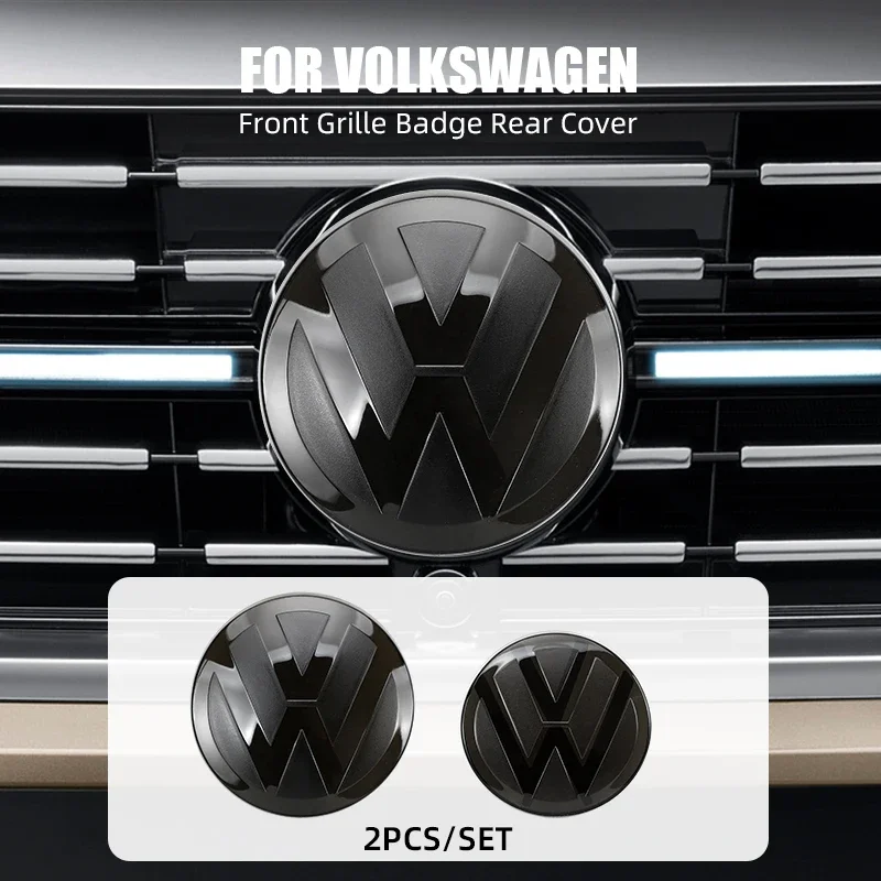 Car Modification Logo Sticker Not Affect ACC Front Rear Emblem Badges Cover For VW Volkswagen Golf MK6 MK7 MK8 TIGUAN POLO