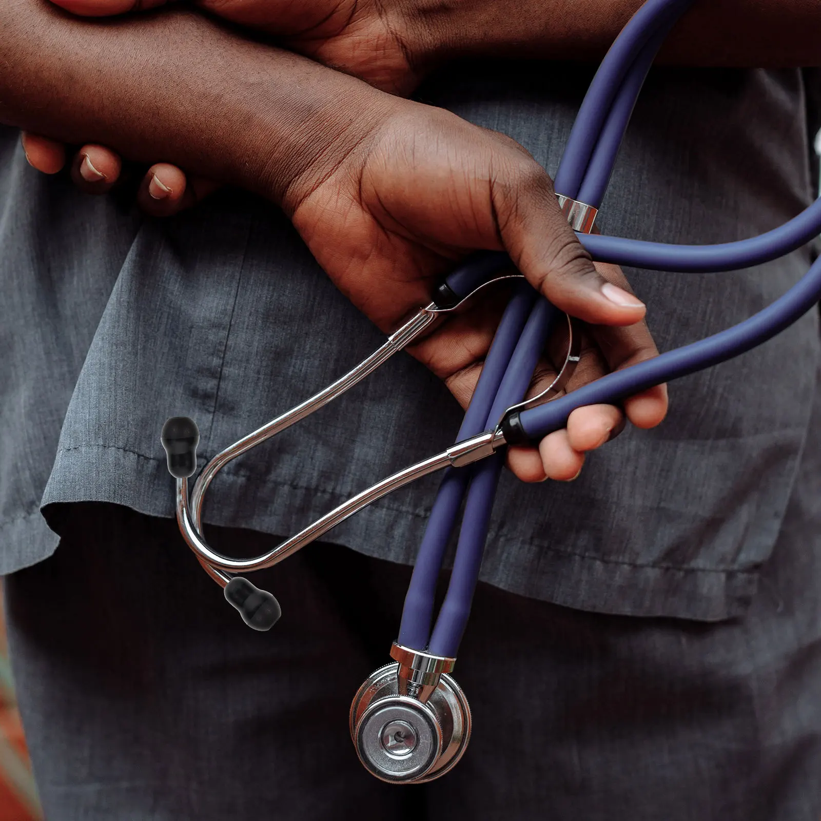 

10pcs Silicone Earbuds For Stethoscope Replacement 2.5Mm Universal Soft Ear Tips High Sound Conduction Accessories