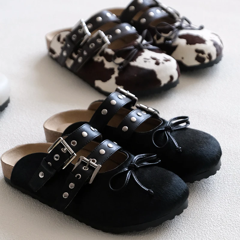 Women Punk Sandals Buckle Design Slippers Fashion Platform Sandals Outdoor Non-Slip Slides Casual Outdoor Shoes For Female 35-40