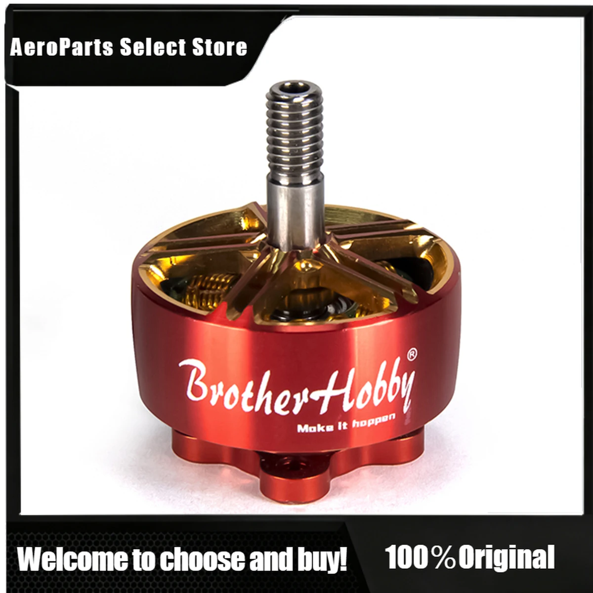 AParts BrotherHobby GOM 2207.5 1750KV 1920KV 2500KV Brushless Motor For RC FPV Fixed Wing Racing Drone RC Models Toys DIY Acces
