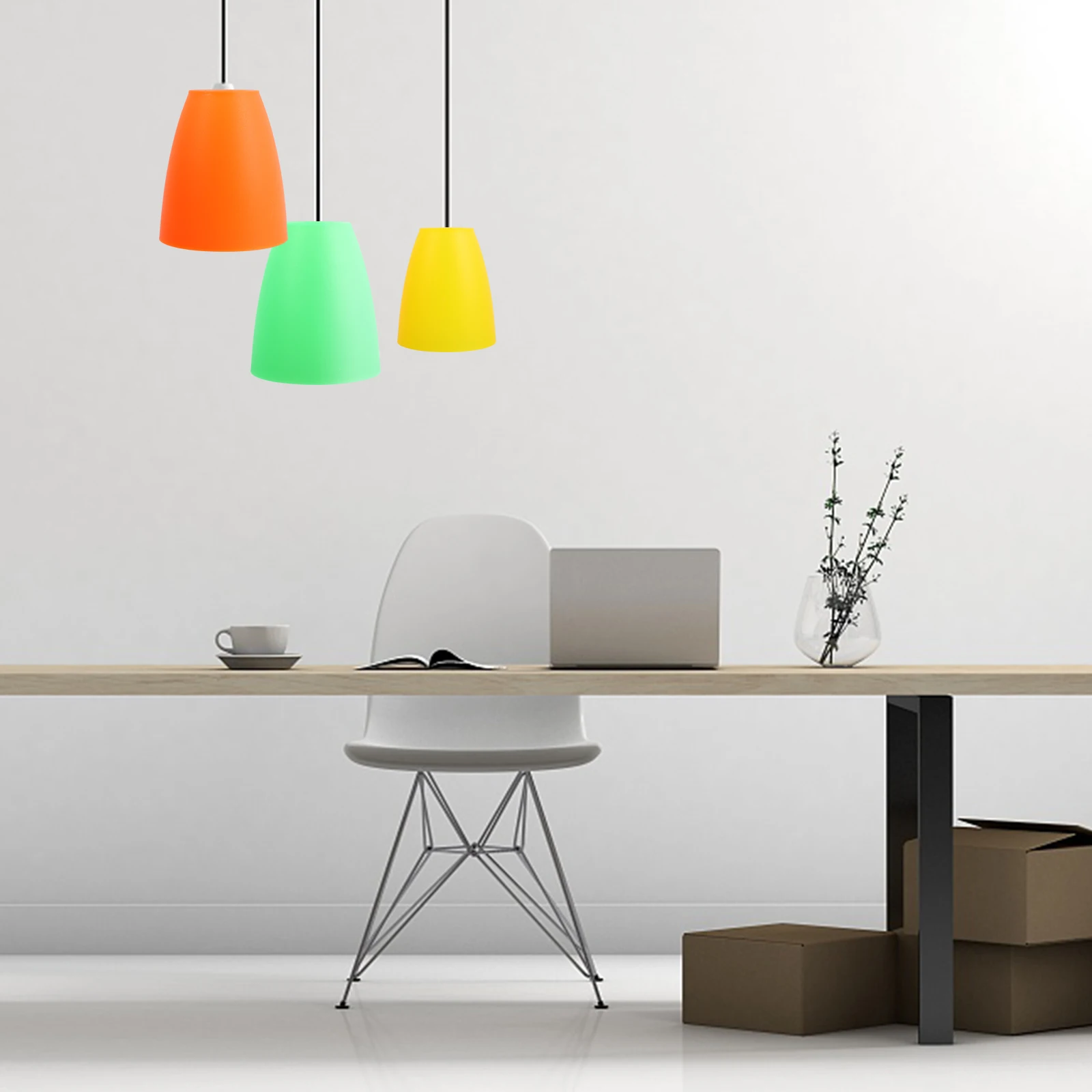 

Plastic Lampshade Durable Lamp Cover Table Desk Bedside Hanging Floor Shades Replacement Easy Install Remove