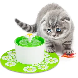 Automatic Pet Water Fountain Cat Dog Electric Drinker Bowl Drinking Flower Water Dispenser triple Filters Pet Water Fountain