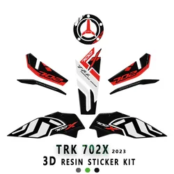 TRK702X Accessori Kit adesivi in resina epossidica gel 3D Tappetino serbatoio Adesivo 3D per Benelli TRK 702X TRK 702 X 2023-