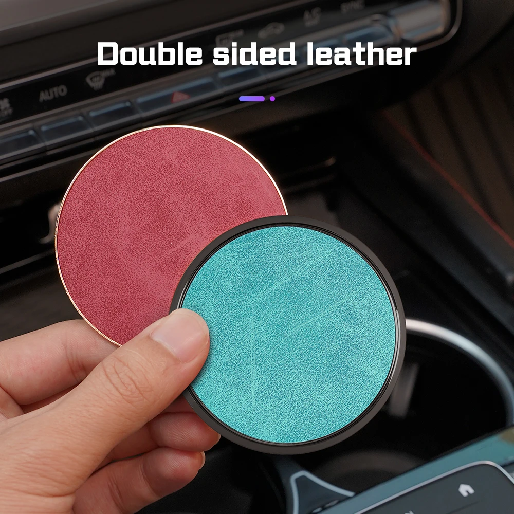 For Lexus F sport RX330 IS250 GX RX450h IS350 UX Car Cup Holder Coaster Anti-slip Water-proof Cup Mat Car Interior Accessories view 4