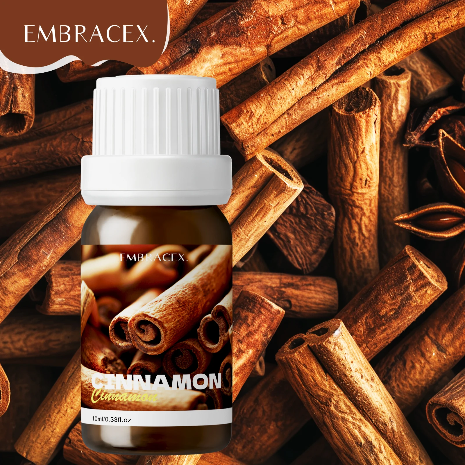 10ml Cinnamon Oil Pure Plant Essential Oils Cinnamon Bark Essential Oil Candle Making Spicy Sweet