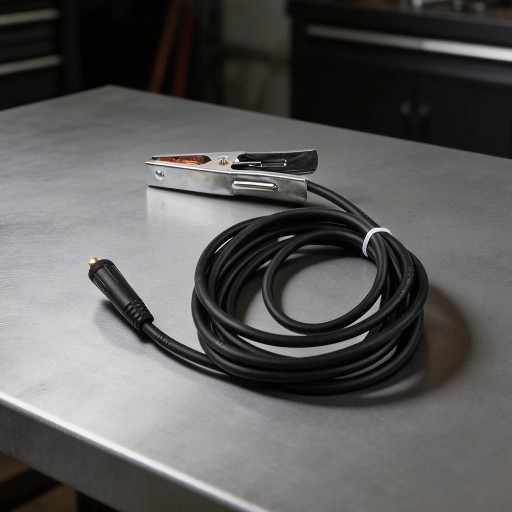 Copper Grounding Clamp 300A for Industrial Welding and Plasma Cutting Applications Compatible with Standard Cables
