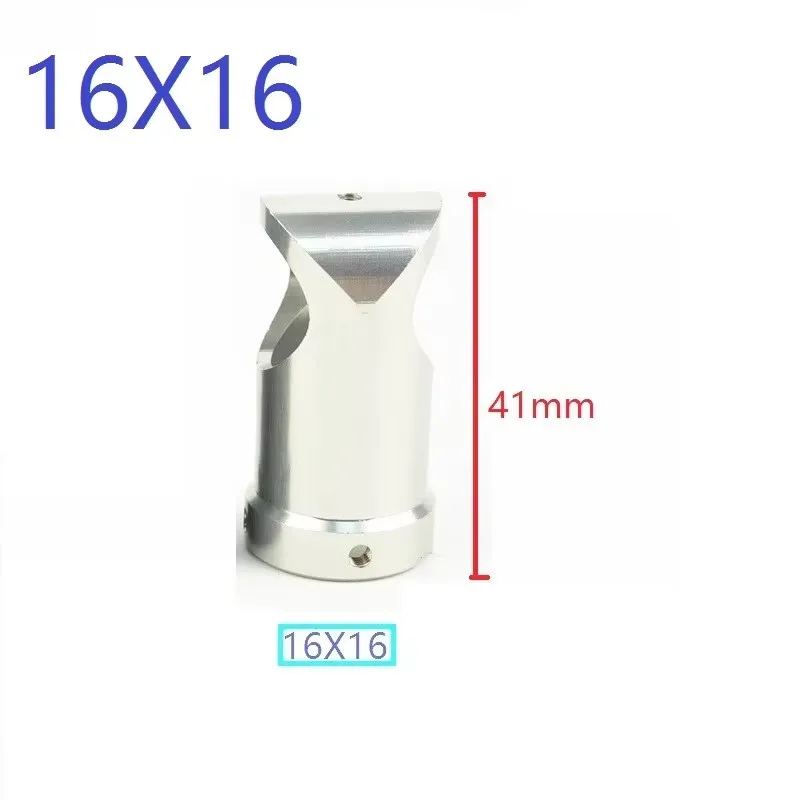 Conector de tubo de junta en t de aluminio، abrazadera de tubo de trepode de tres فيساس، إكسسوارات دي كليب الفقرة Dron de Avión RC