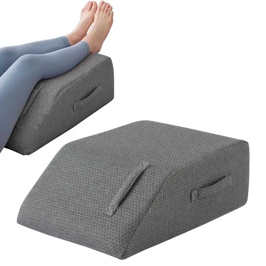 

Pillow Elevation Blood Circulation, Leg Wedge for Elevation for Swelling, Leg Elevating Pillow for After Surgery, Memory Foam Fo