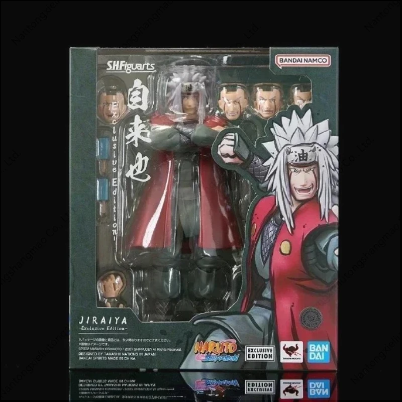 ในสต็อก Bandai SHFiguarts 2.0 Jiraiya Kakashi Hatake No. 1 Naru Sasuke Orochimaru Uchiha Madara อะนิเมะโมเดลและ y Koc Chion