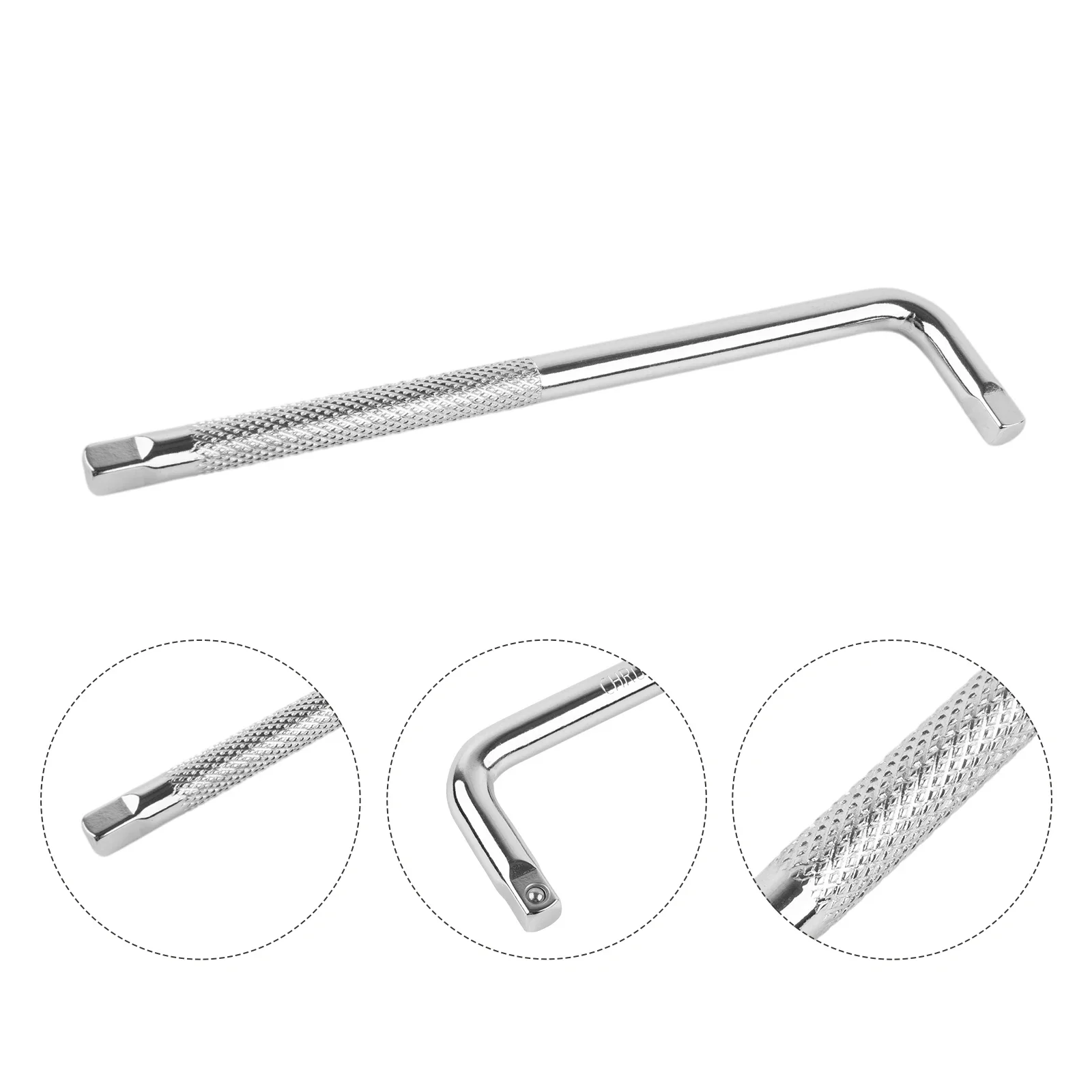 Extension L-Type Shaped Double End Non-Slip Socket Bent Bar 1/2 1/4 3/8 Inch Socktet Wrench For Removeing Fixing Screw Nut