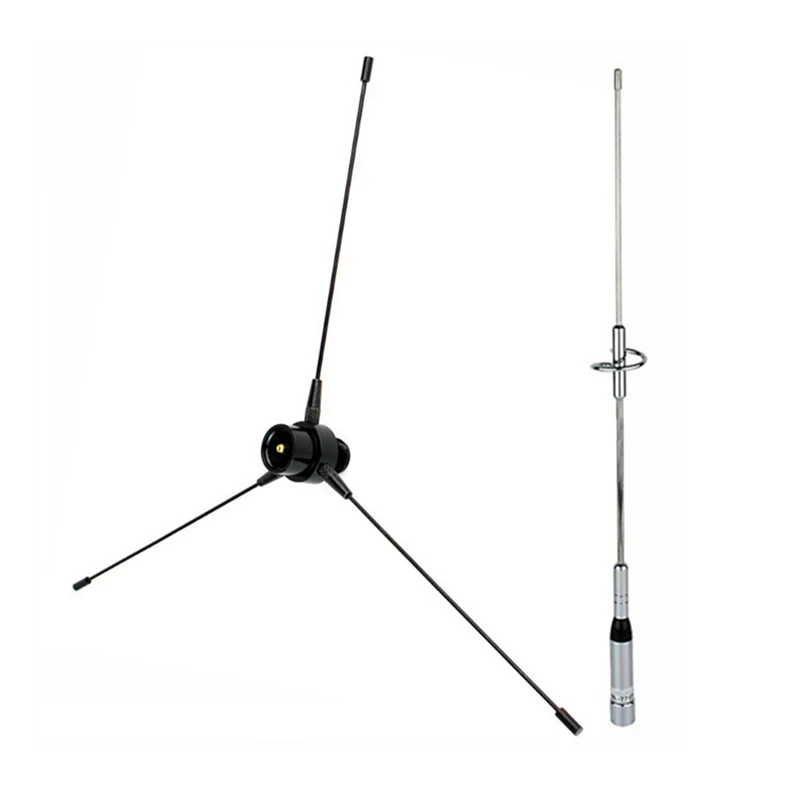 2 Set Electronic Replacement Parts :1 Set Antenna UHF-F 10-1300Mhz Antenna & 1 Set Dual Band Antenna UHF / VHF 144/430Mhz 2.15