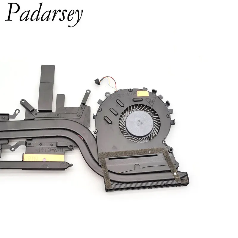 Padarsey substituição portátil cooler fan para hp pavilion 15-dk 15t-dk TPN-C141 com dissipador de calor L57170-001