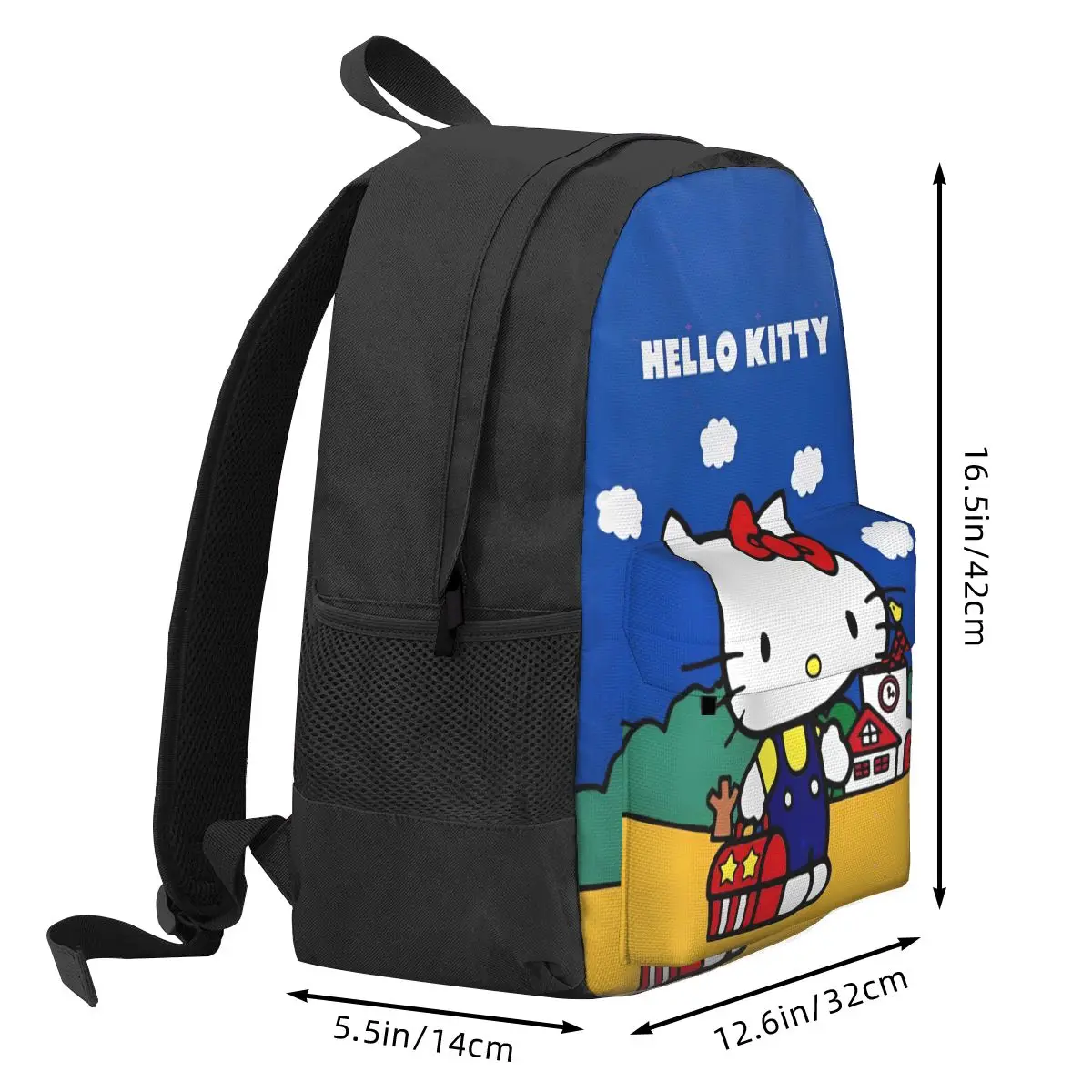 Cartoon Cute Hello Kitty Women Backpack Mochila 3D Fashion Children School Bag HelloKitty Computer Teenage Waterproof Rucksack