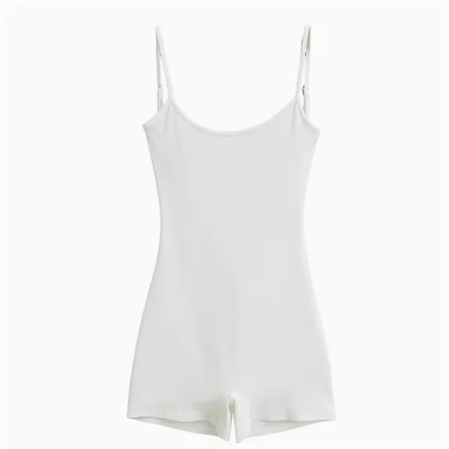 

Утягивающие плиссированные ягодицы, сексуальные бальные дизайнерские бретели, узкие тонкие цельные брюки, модная летняя одежда для женщин