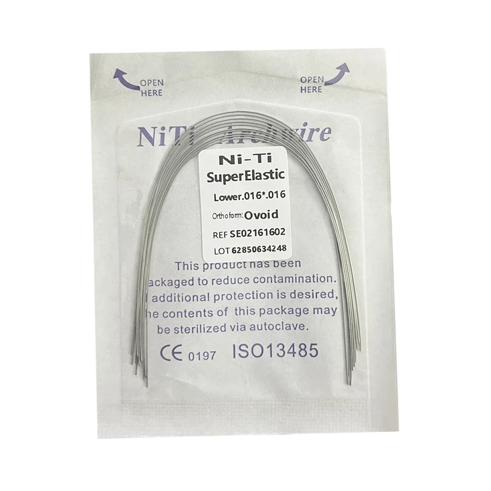 10pcs/Pack Dental Orthodontic Arch Wires NITI  Round / Rectangular Oval Form Ortho Arch Wire Dentist Tool