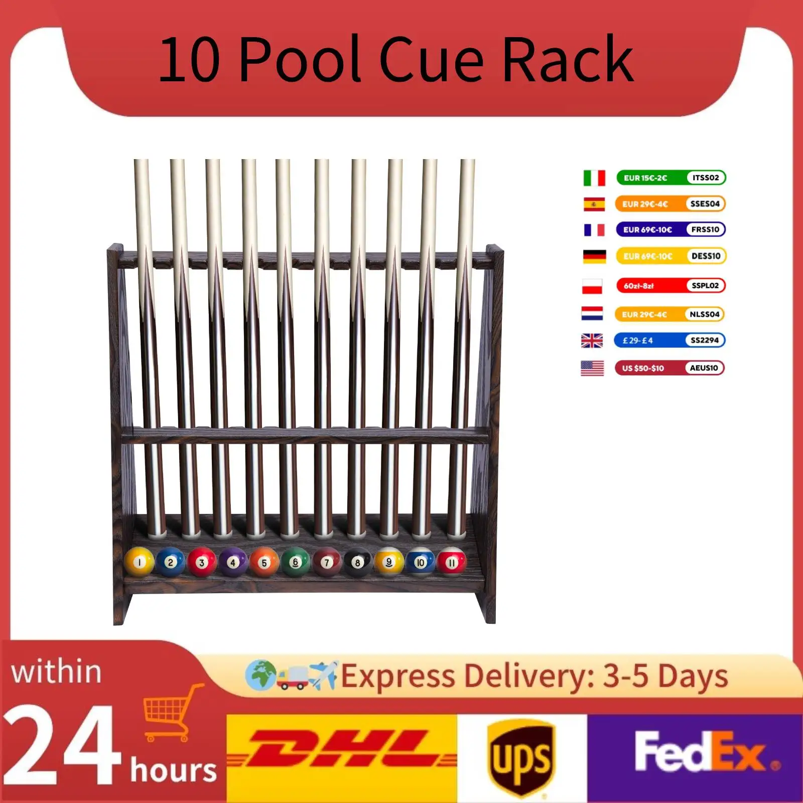 

10 стойка для кия, держатель для бильярдных палок, напольная подставка, подставка для кия, органайзер для дисплея для клуба в бильярдной комнате