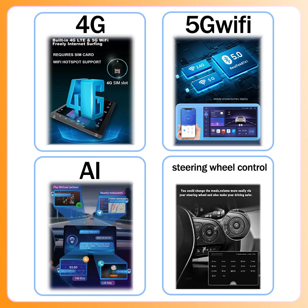 Unidade principal multimídia para Honda Accord, Android 14, GPS do carro, Autoradio de vídeo, navegação, estéreo, rádio, 5G, DVD, BT, Honda Accord 8, Spirior, 2008-2013