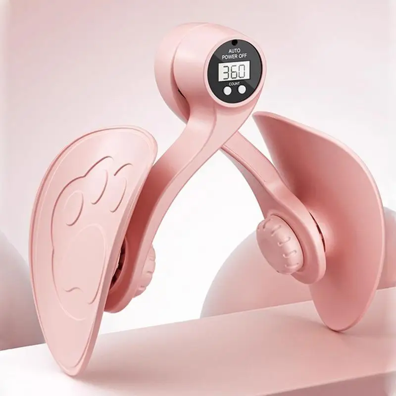 Inner Thigh Leg Trainer Digital Counter Hip Trainer Leg Trainers Pelvic Floor Trainer Built-in Button Battery Pelvic Exerciser