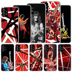 Eddie Van Halen Graphic Guitar Soft Case For Samsung Galaxy A15 A14 A13 A12 A55 A54 A53 A52 Phone Cover A35 A32 A33 A25 A23 A22