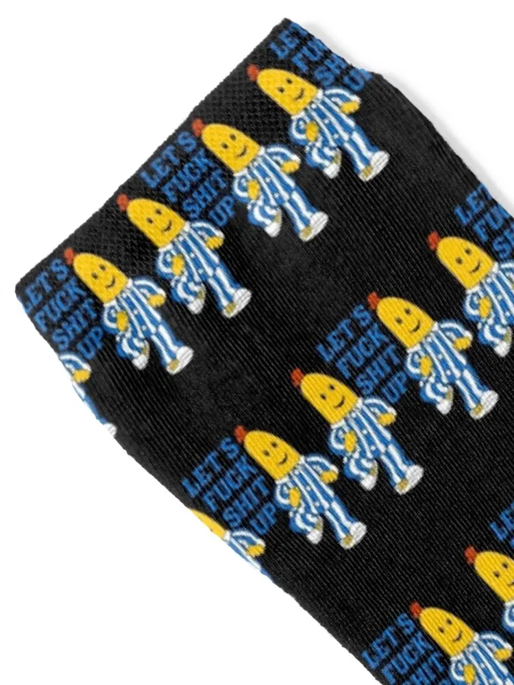 الموز في جوارب بيجامة جوارب ضغط جوارب رياضية رائعة للنساء والرجال #2