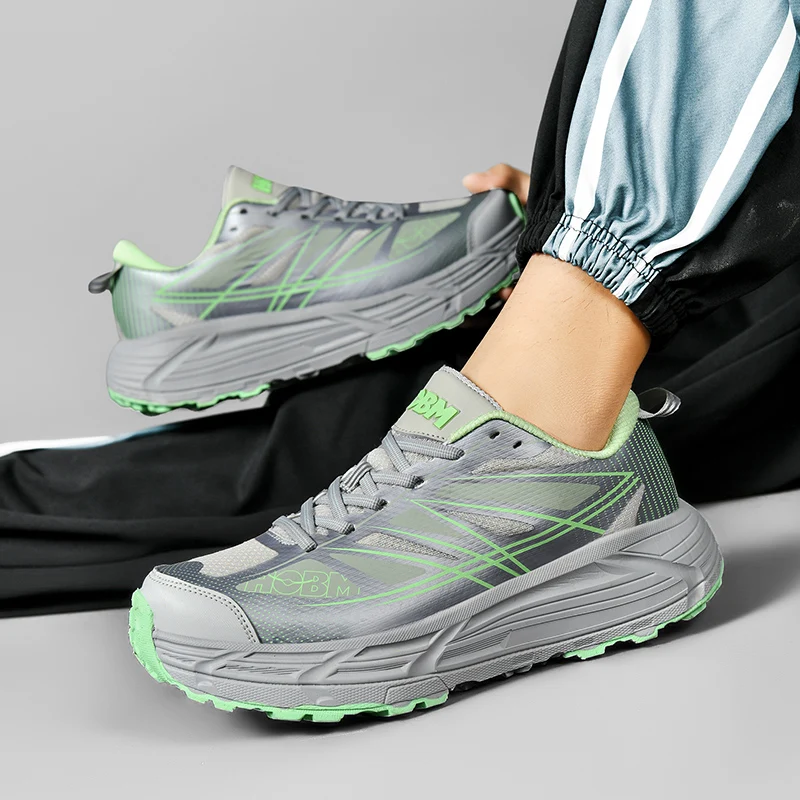 

Shoes for Men 2025 Fashion Lightweight High Quality Fashion Shock Absorption Running Shoes 39-46 Breathable Men's Sneakers