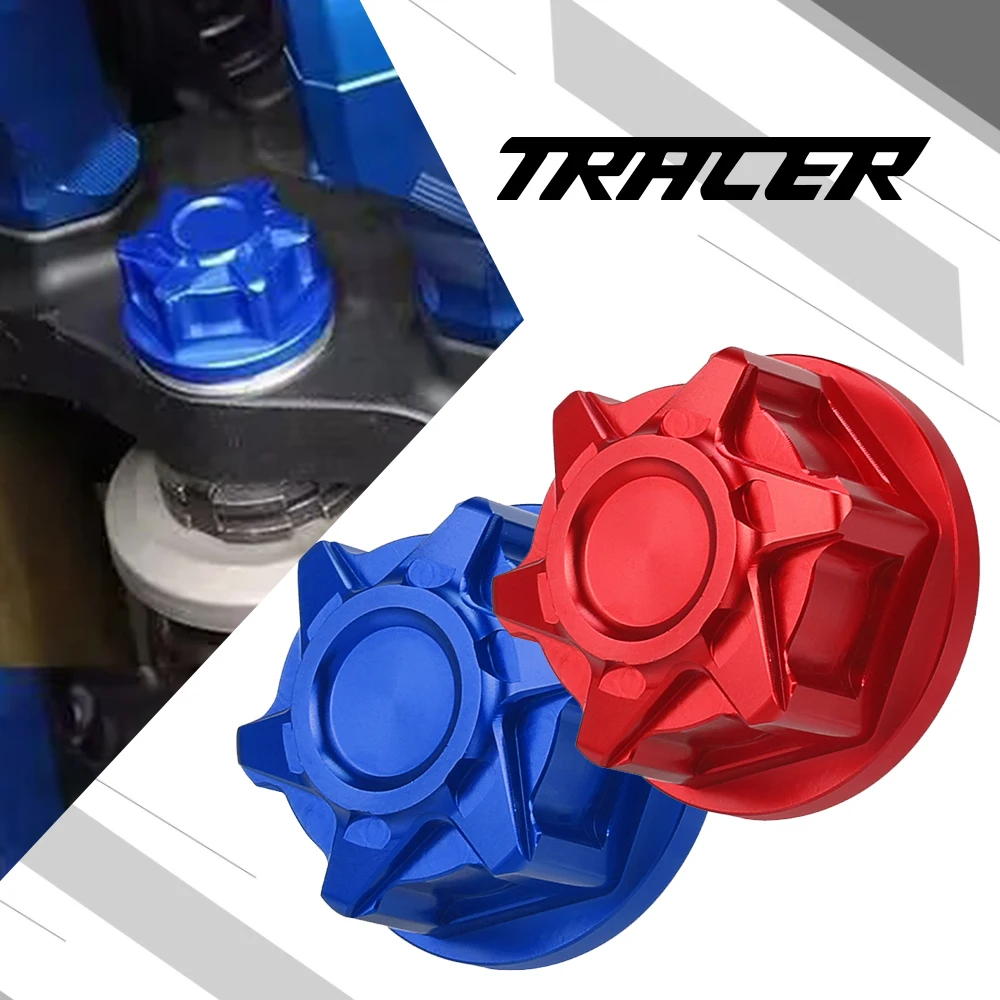 

Motorcycle Aluminum FOR YAMAHA TRACER Tracer 900 2017-2020 2019 2018 Steering Stem Nut Head Screw Cover TRACER 900 GT 2019 2020