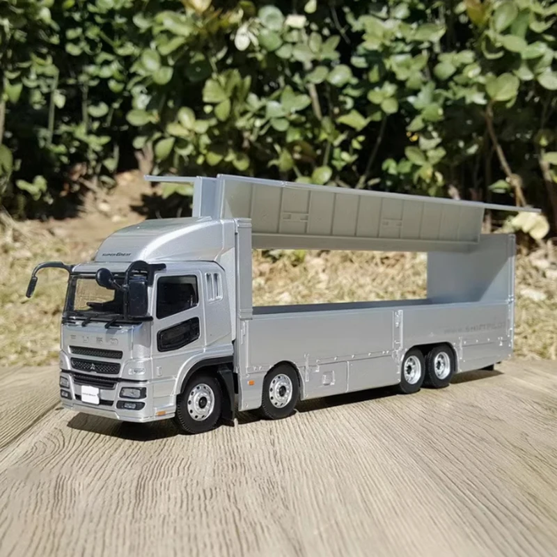 Diecast 1:43 Schaal SuperGreat FUSO Wing Span Container Truck Legering Model Auto Afgewerkt Simulatie Collectie Gift Speelgoed Display