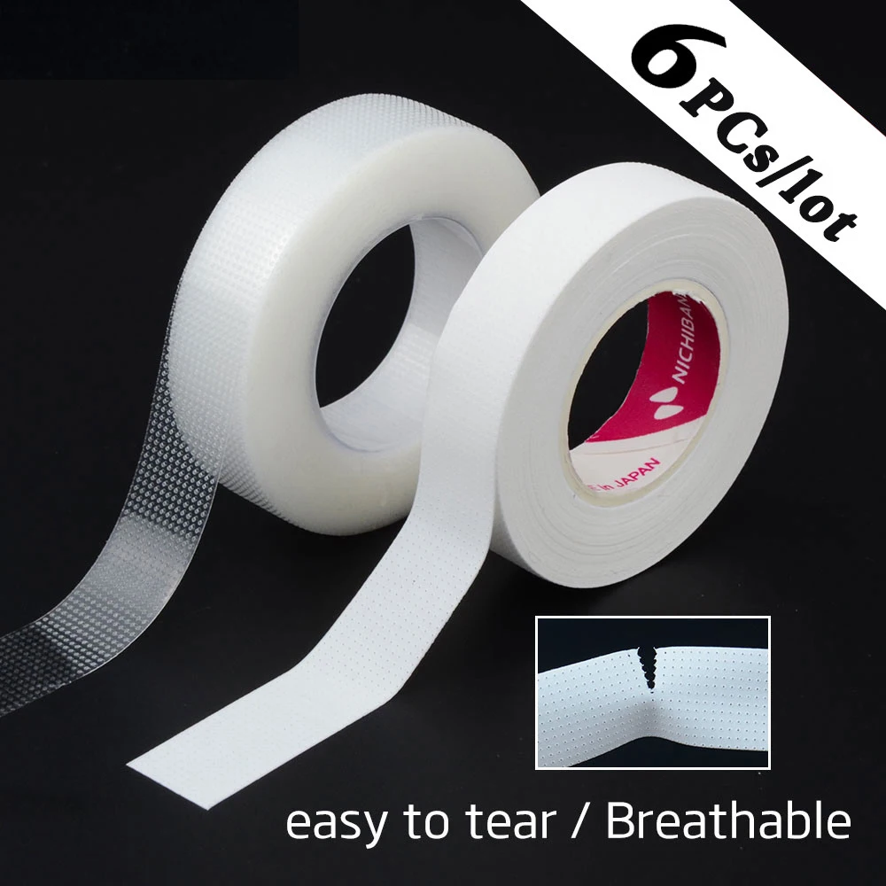 Lashtalk Eyelash Extension Tape Makeup Tool 6 PCs Breathable Anti-allergy Easy to Tear Micropore Professional False Fake Lashes