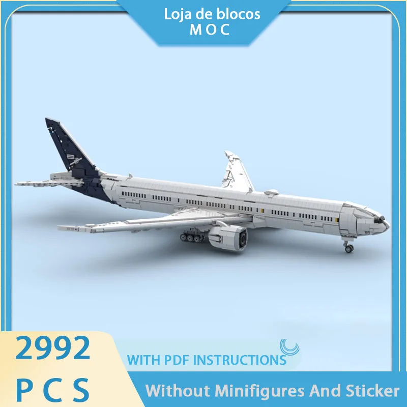 

Новый конструктор MOC: Авиационная модель самолета Lufthansa Centennial 777X, модульный набор для сборки, игрушка-подарок для фестивалей, DIY-набор для самостоятельной сборки