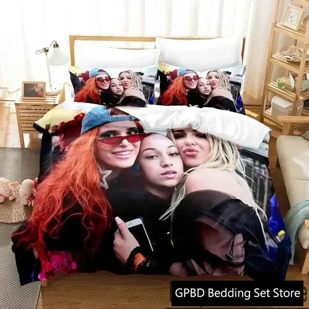 

Luxury New 3D Print Tana Mongeau TanaCon Bedding Set Duvet Cover Bed Set Quilt Cover Pillowcase king Queen Size Boys Adult