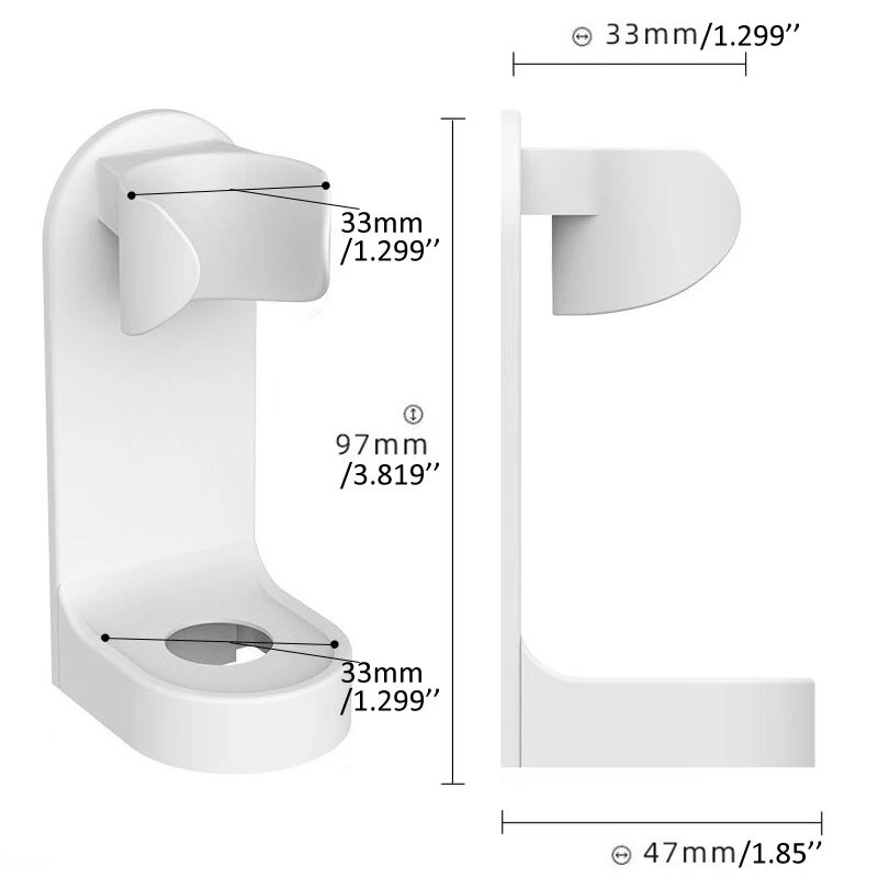 Portaspazzolino elettrico staccabile per Oral B/Xiaomi 90% spazzolino elettrico supporto adesivo a parete per tavolo da bagno