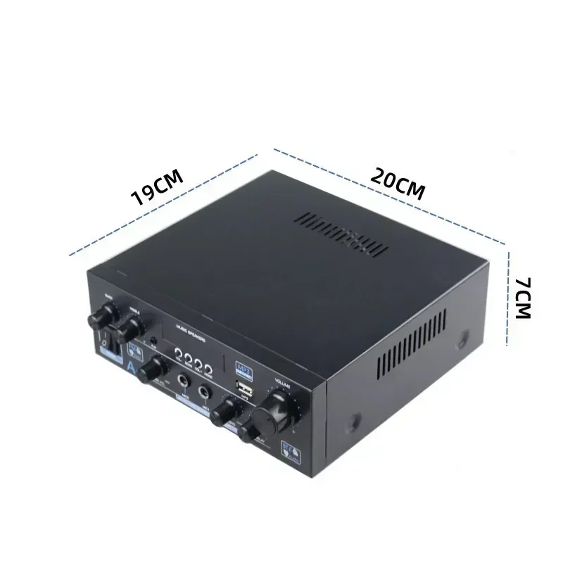 

For AK55 900W Home Power Amplifier 2.0 Channel Bluetooth 5.0 Hifi Digital Stereo Sound Amplifier 2.0 450W+450W Subwoofer