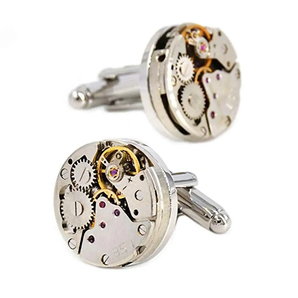 High-grade movement cufflinks premium sense men's and women's suit shirt cufflinks, men's French cufflinks