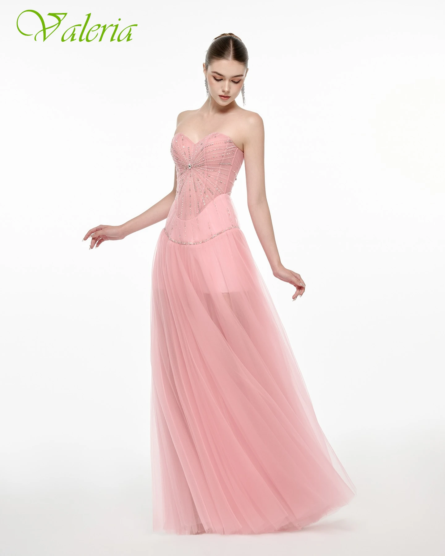 Robe de soirée trapèze personnalisée, sans bretelles, sans manches, élégante, tempérament formel, robes d'occasion sur mesure, robe de bal de haute qualité