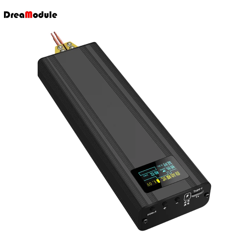 

Digital Handheld Welding Machine Kit Built-in 5000mAh Battery Life Type-c Chaging Spot Welder Kit 0.1-0.15mm Weldable
