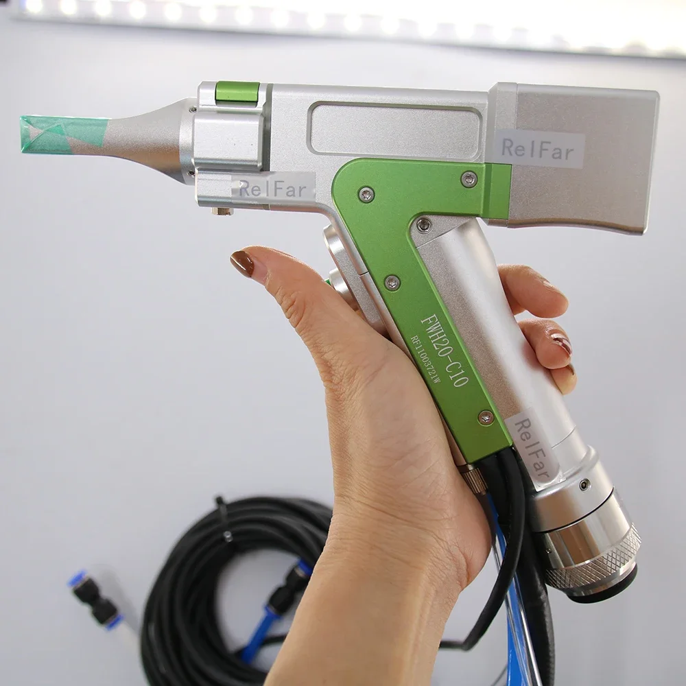 RelFar Hand-held Laser Rust Removing Gun Laser Surface Cleaner for Fiber Laser Metal Cleaning