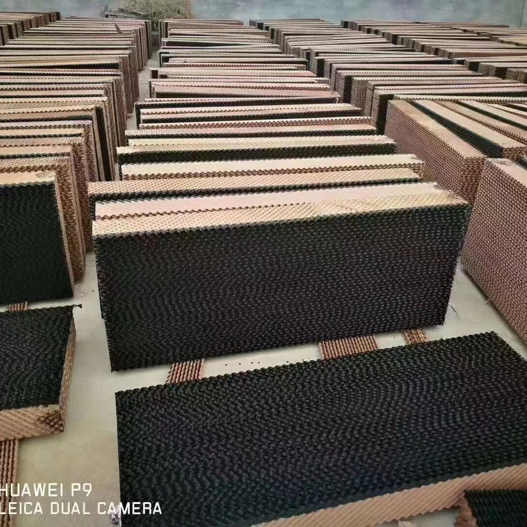 good quality 7090 one side black evaporative cooling pad for chicken pig duck house cooling system for farming equipment