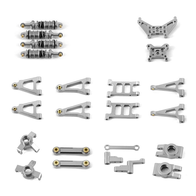 Mjx Hyper Go 1/14 14301 14302 Upgrade Parts Metal Vulnerable Parts Set For  Rc Car CNC Aluminum Accessories