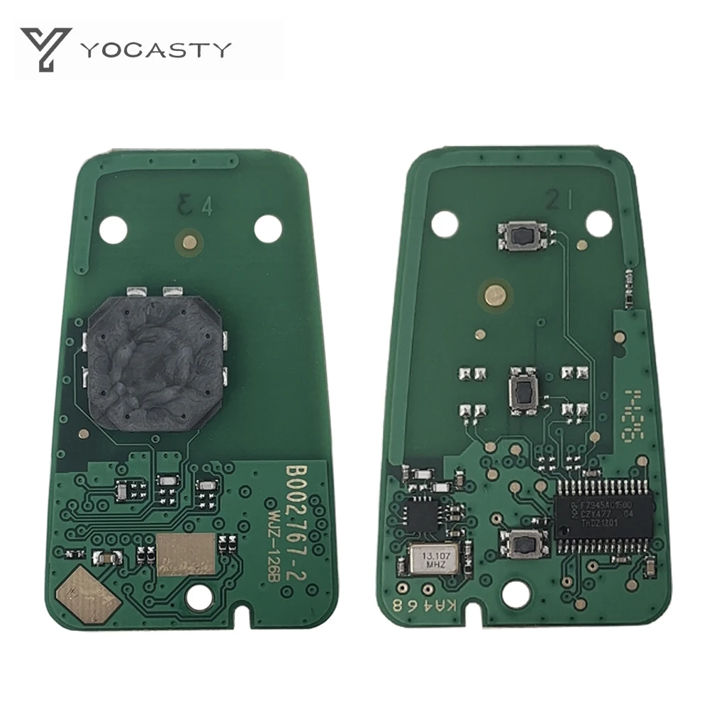 YOCASTY 3 przycisk 433MHz PCF7945 ID46 inteligentny klucz bezkluczykowy dla PEUGEOT 308 508 CITROEN C4 DS4 DS5 Picasso 2010 2012 2014 2015 2016
