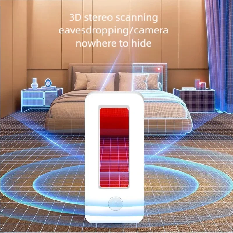 

Портативный гаджет для обнаружения скрытой линзы-обскуры для скрытой камеры, анти-подглядывающий детектор камеры безопасности