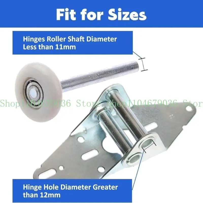 652F Upgrades Garage Door Rollers 20pcs Roller Sleeves for Smooth & Quiet  Operate