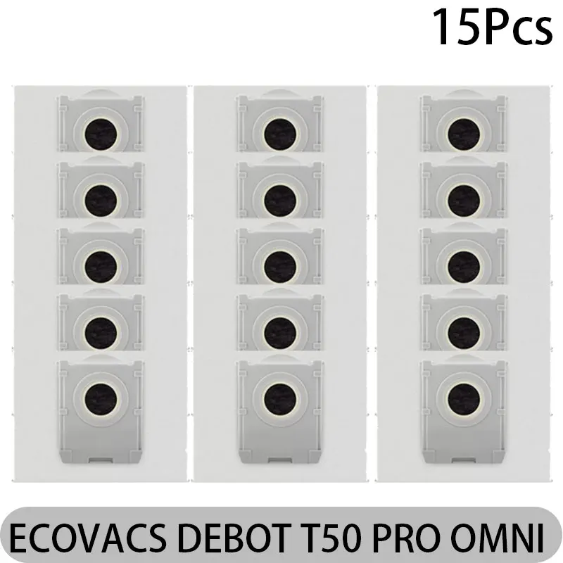 For ECOVACS DEBOT T50 PRO OMNI Replacement Parts Accessories Main Side Brush Hepa Filter Mop Cloth Dust Bag