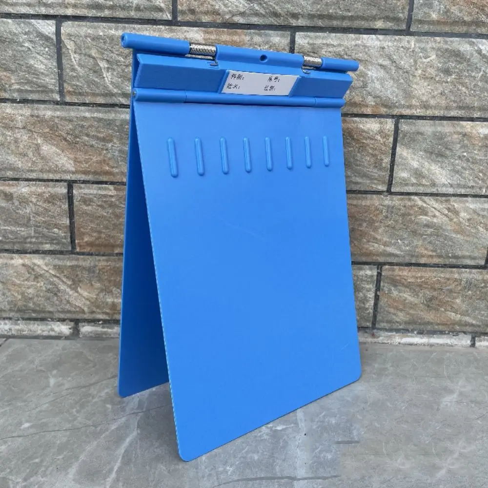 

Waterproof ABS Patient Folder Colorful Lightweight Clipboard Folder Practical A4 Folding File Folder Nurse