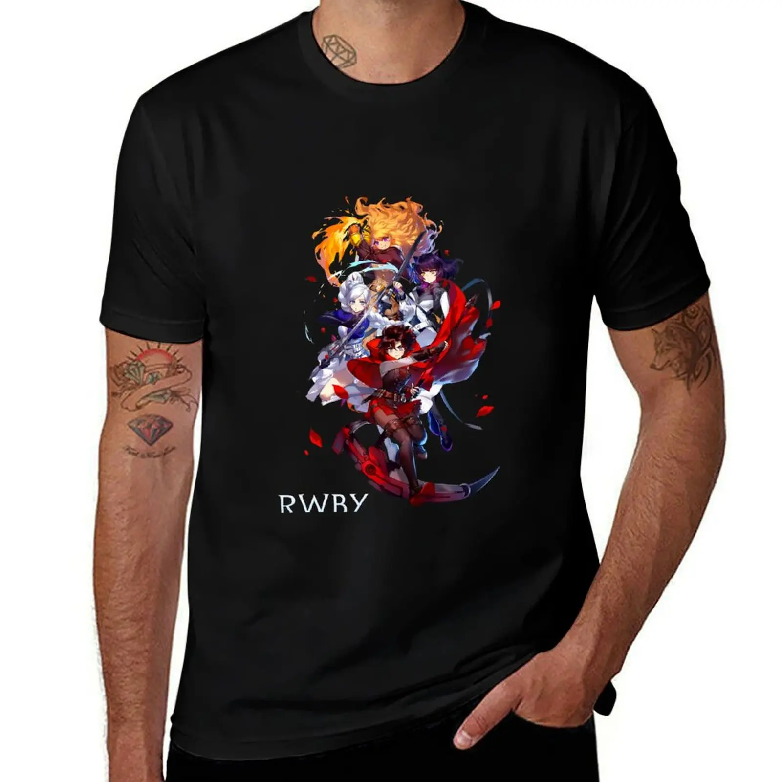 TEAM RWBY Volume 7 For Fans T-Shirt graphic shirts Man t-shirt Men's cotton t-shirt