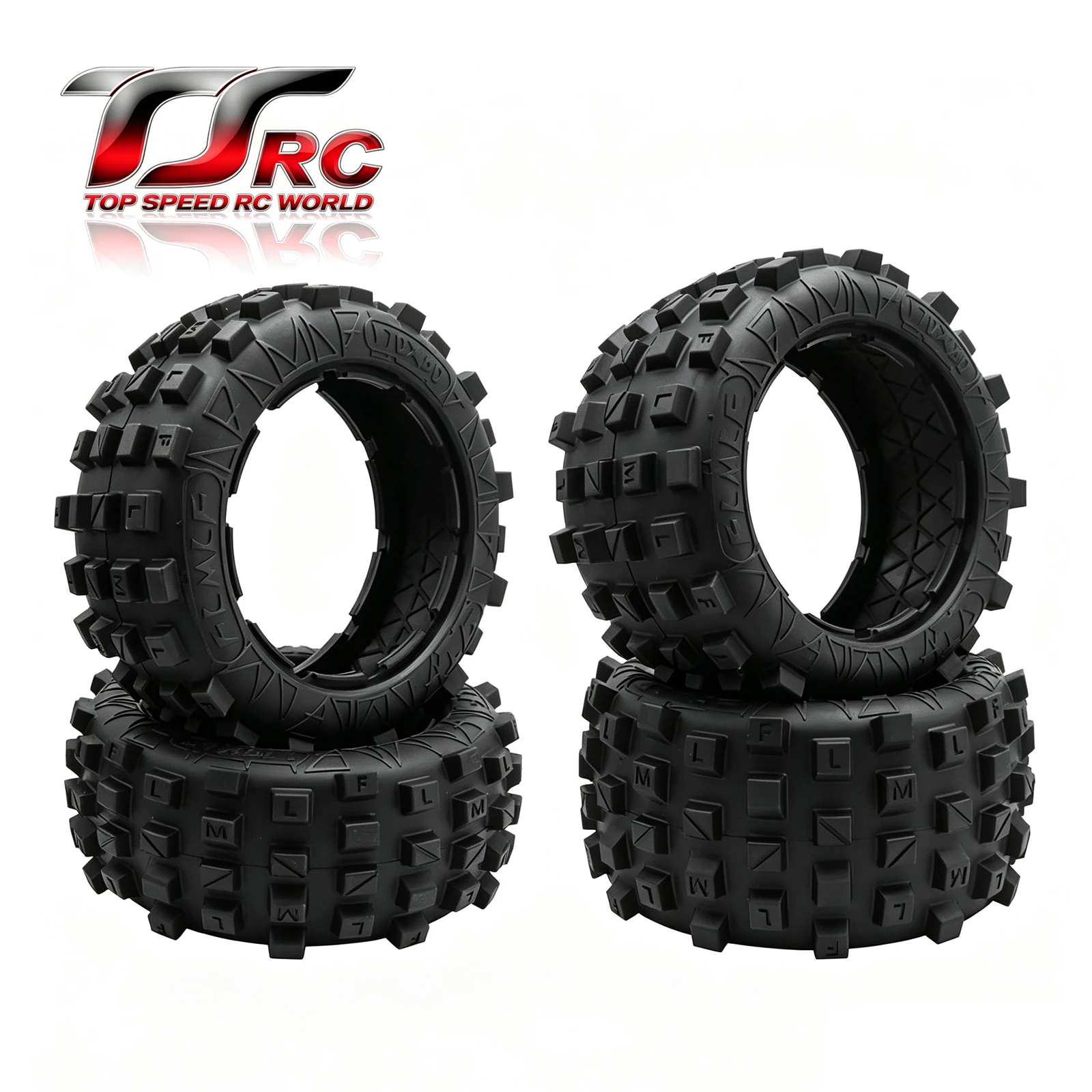 Tire Insert Foam - 1/5スケールRCカー用フロントまたはリアインナーフォームまたはタイヤスキン2個セット（ガソリン車HPI ROFUN ROVAN KM BAJA 5B